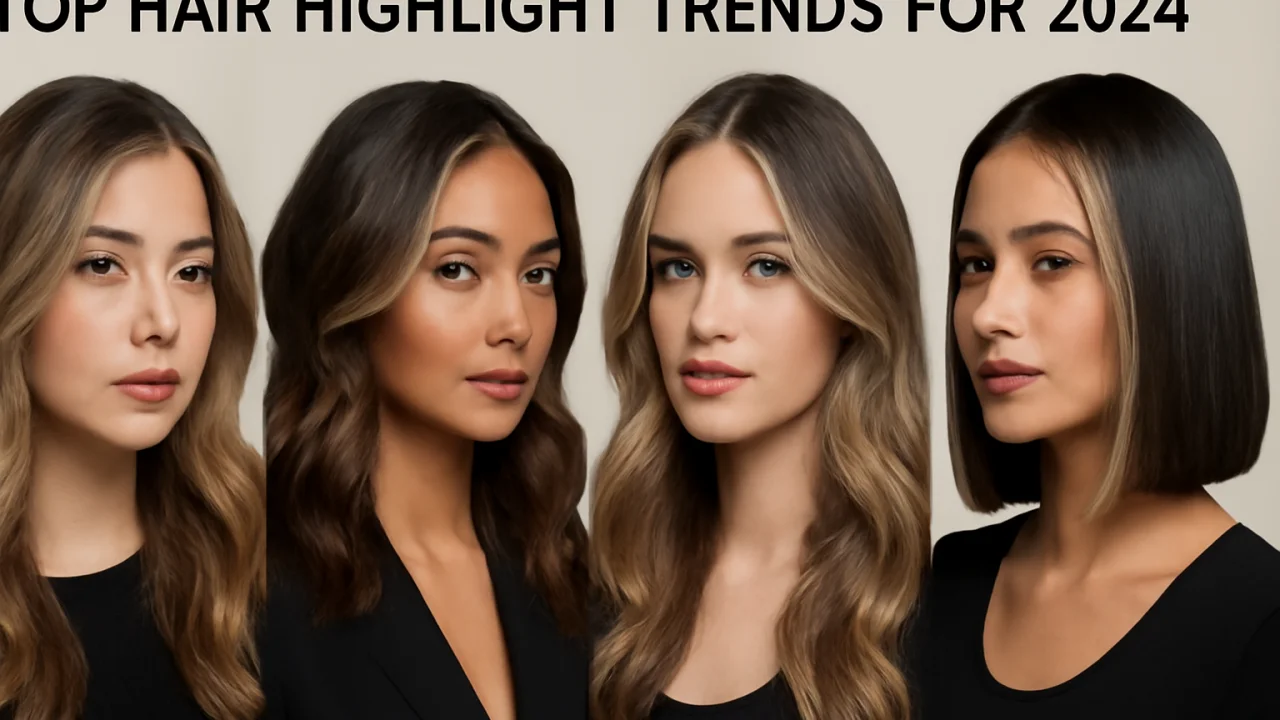 Top Hair Highlight Trends for 2024 – illustrative image
