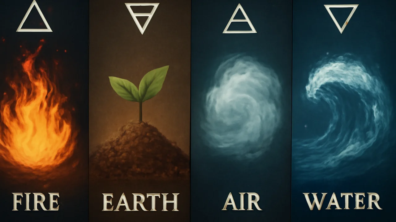 Elements and Modalities: The Foundation of Zodiac Signs – illustrative image