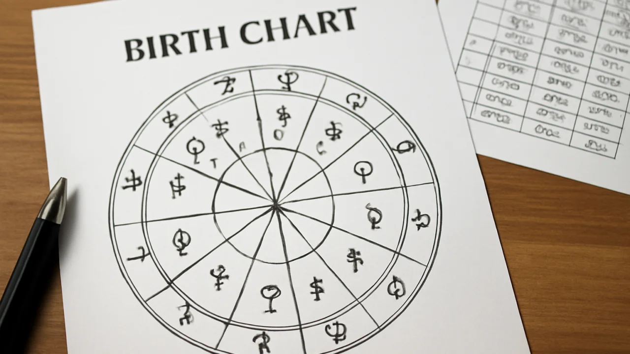 Birth Charts: Your Astrological Blueprint – illustrative image
