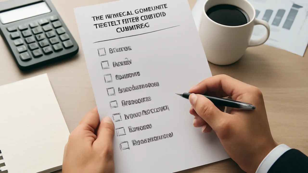 The Essential Checklist for Budgeting Monthly Expenses – illustrative image