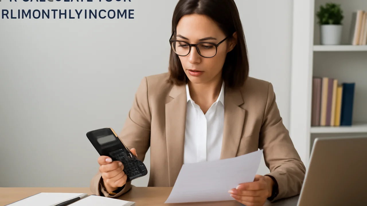 Step 1: Calculate Your Total Monthly Income – illustrative image