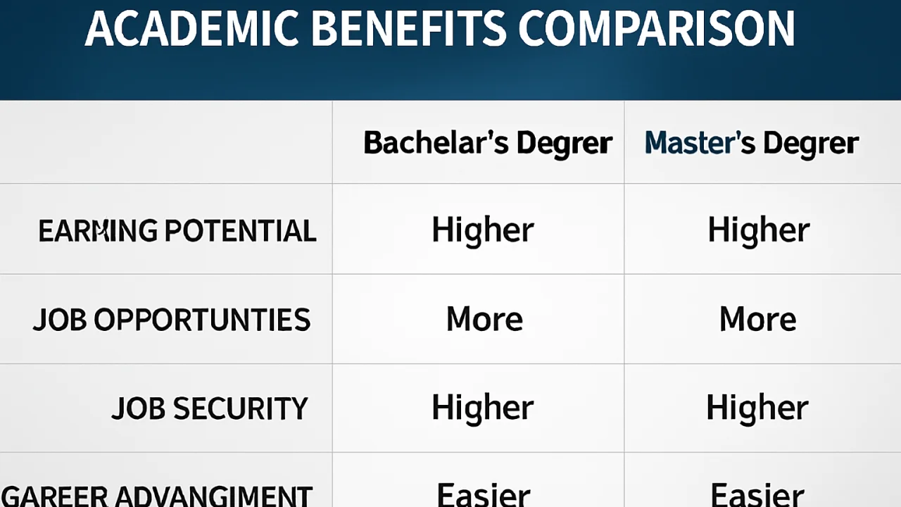 Academic Benefits Comparison – illustrative image