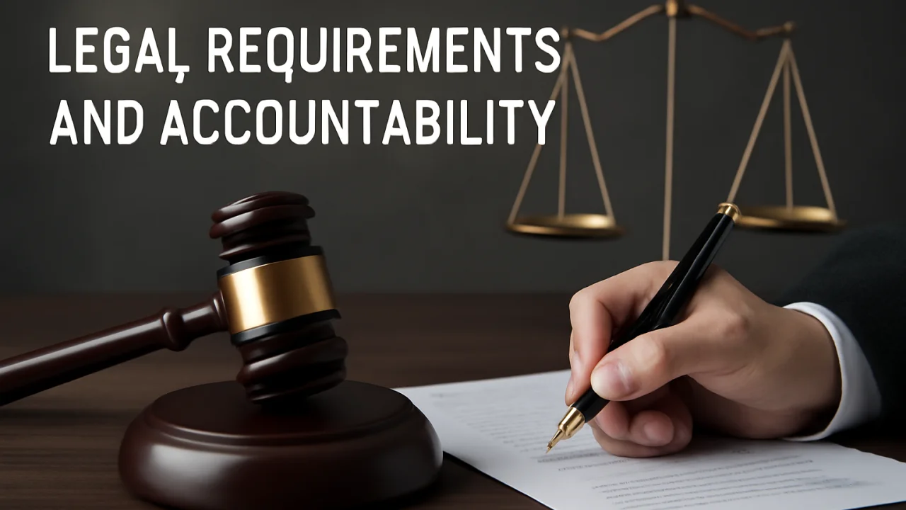 Legal Requirements and Accountability – illustrative image