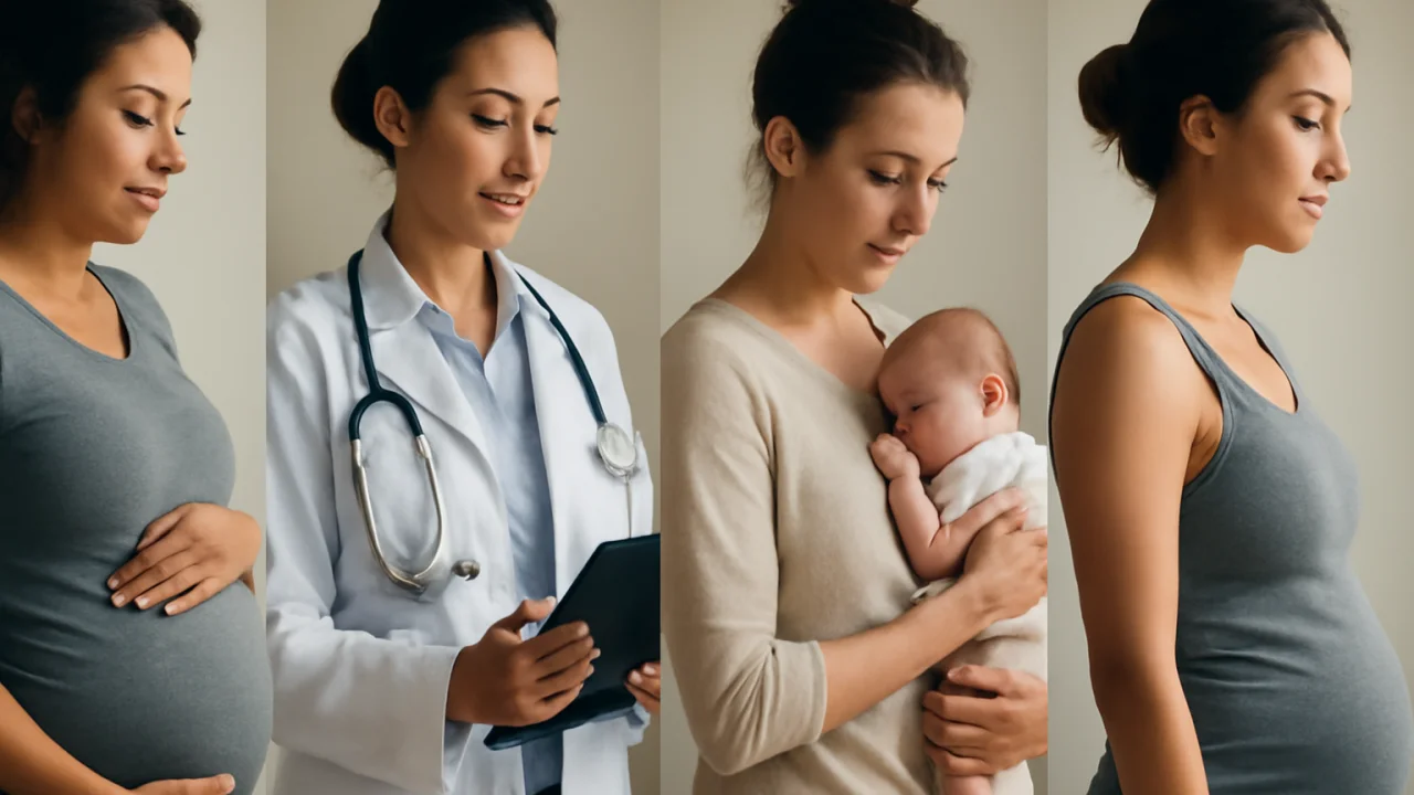 Maternal Health: Pregnancy to Postpartum – illustrative image