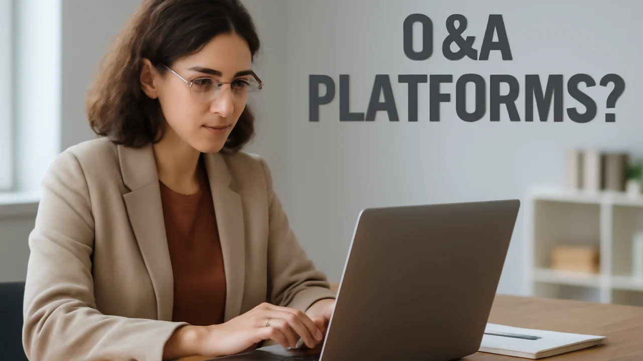 What Are Q&A Platforms? – illustrative image