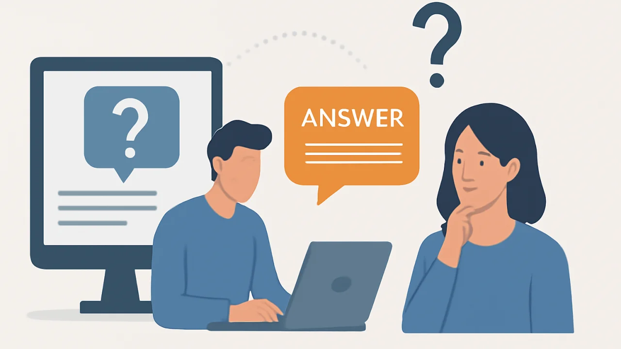 How Do Q&A Platforms Work? – illustrative image