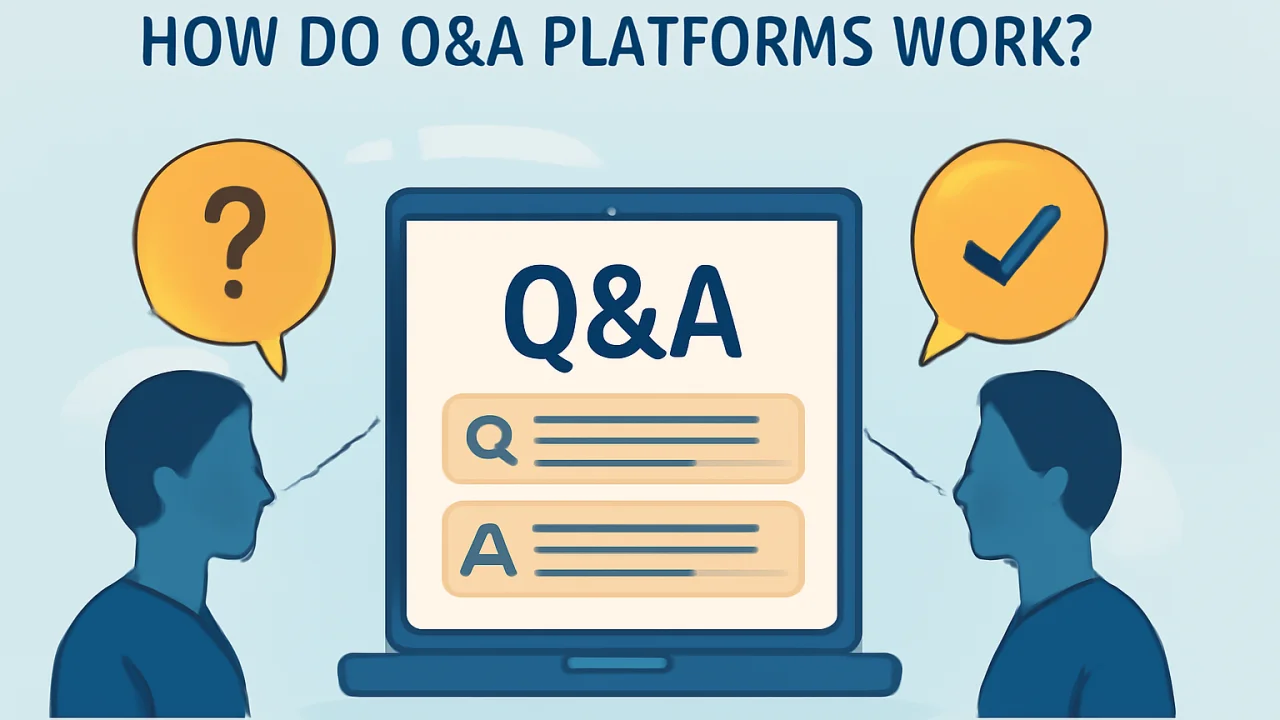 How Do Q&A Platforms Work? – illustrative image