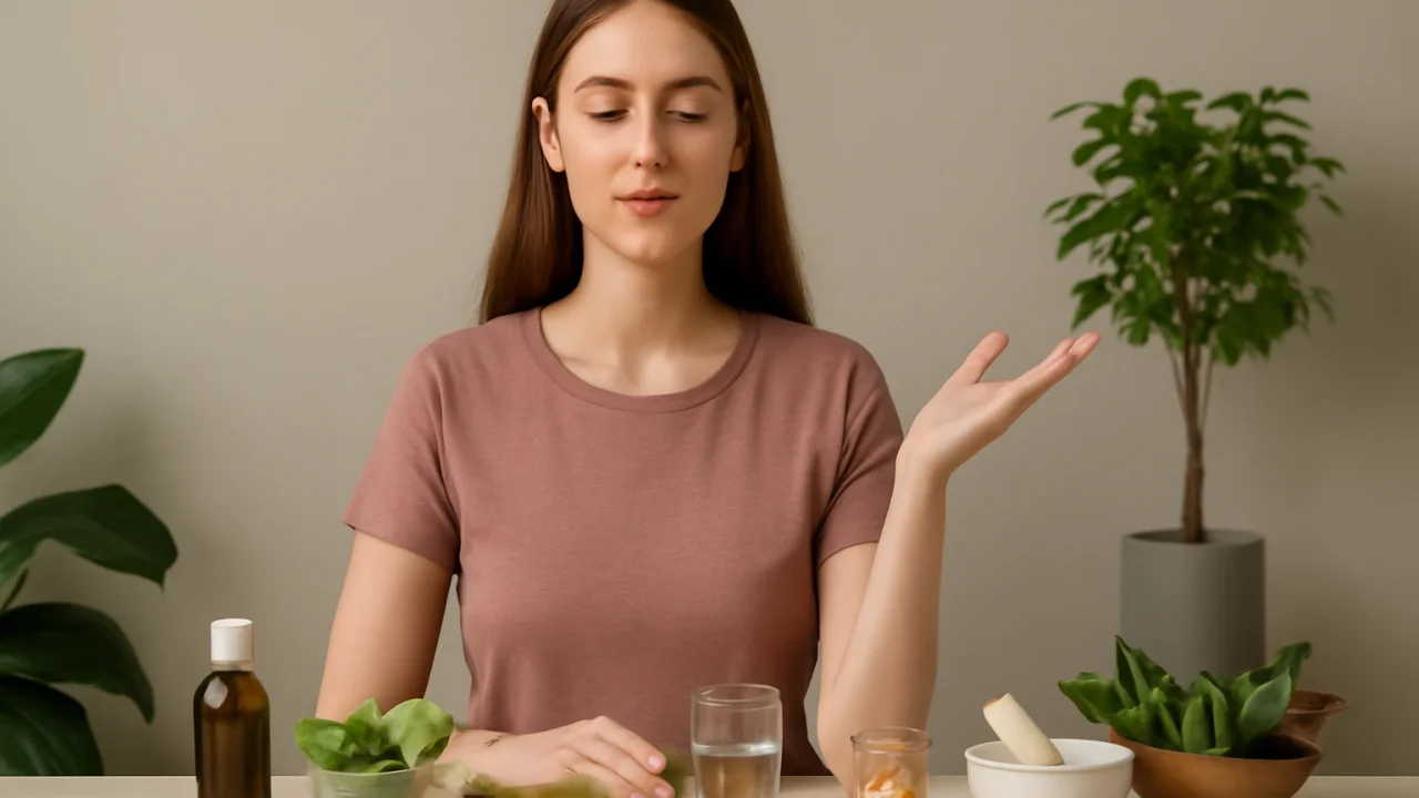 Combining Herbal Remedies with Lifestyle Changes – illustrative image