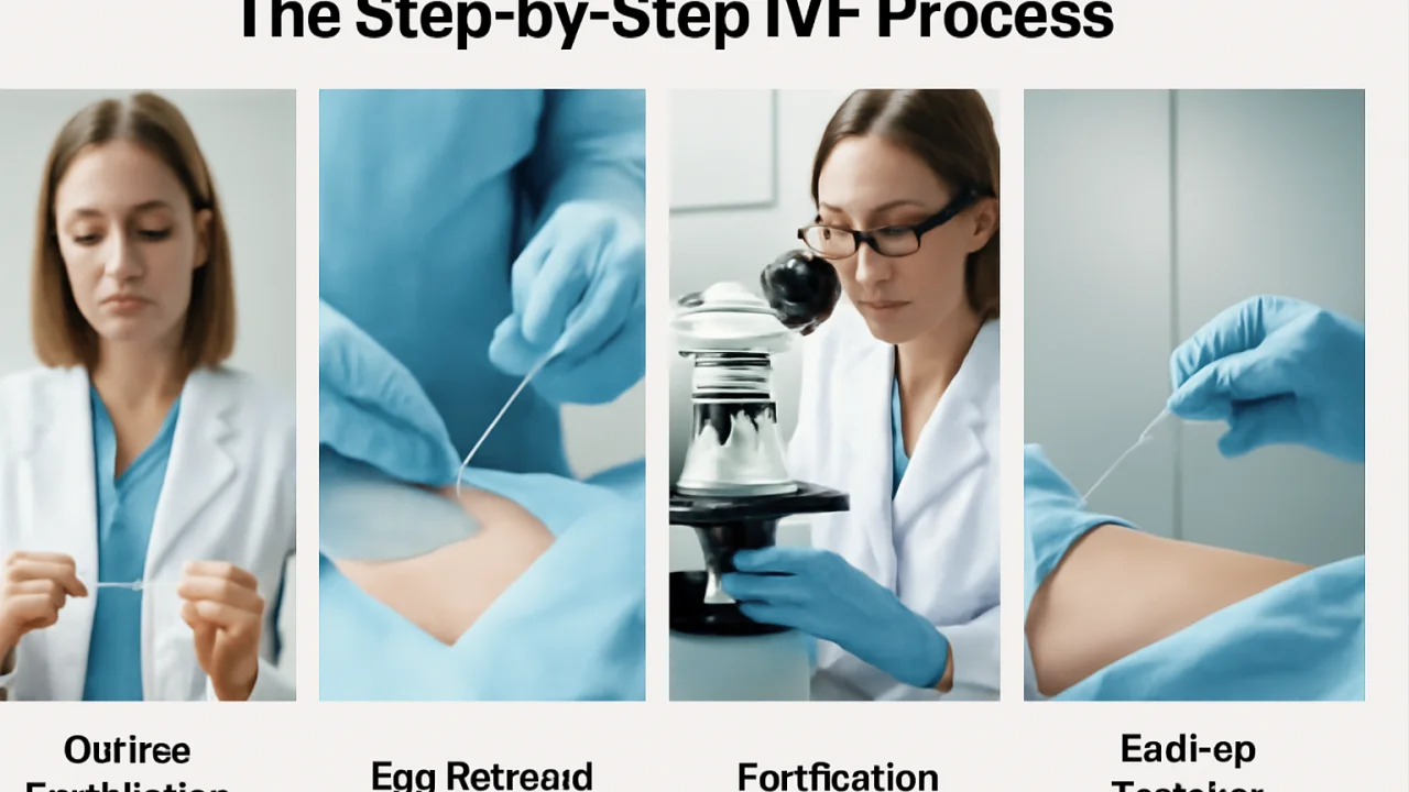 The Step-by-Step IVF Process – illustrative image