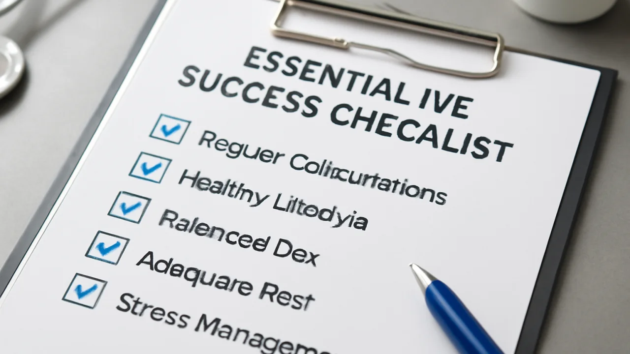 Essential IVF Success Checklist – illustrative image