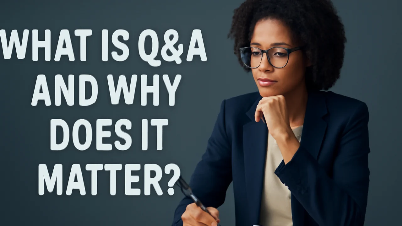 What Is Q&A and Why Does It Matter? – illustrative image