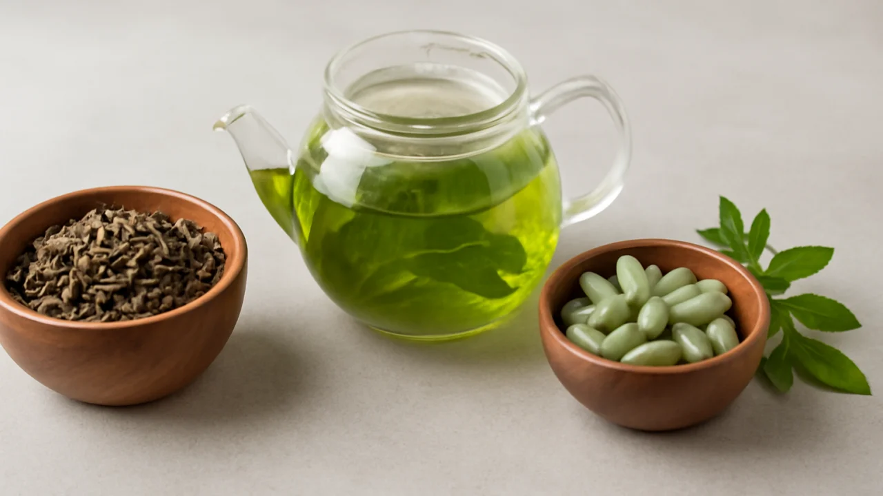 Comparing Popular Herbal Weight-Loss Methods – illustrative image