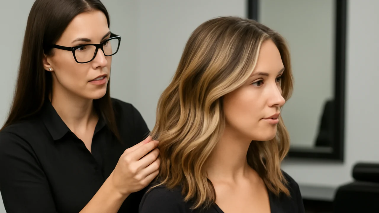 Choosing the Right Highlights for Your Hair Type – illustrative image