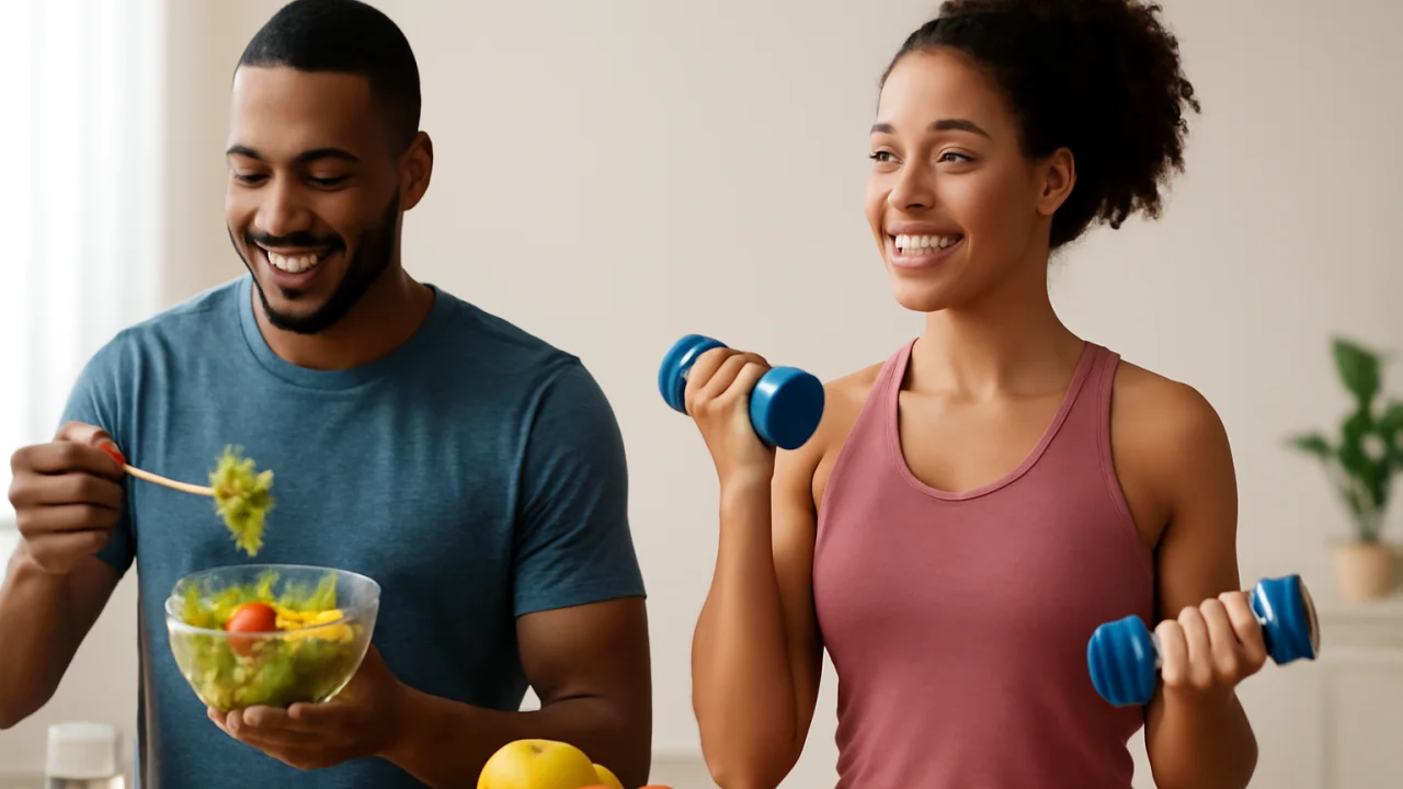 Adopting a Healthy Lifestyle – illustrative image