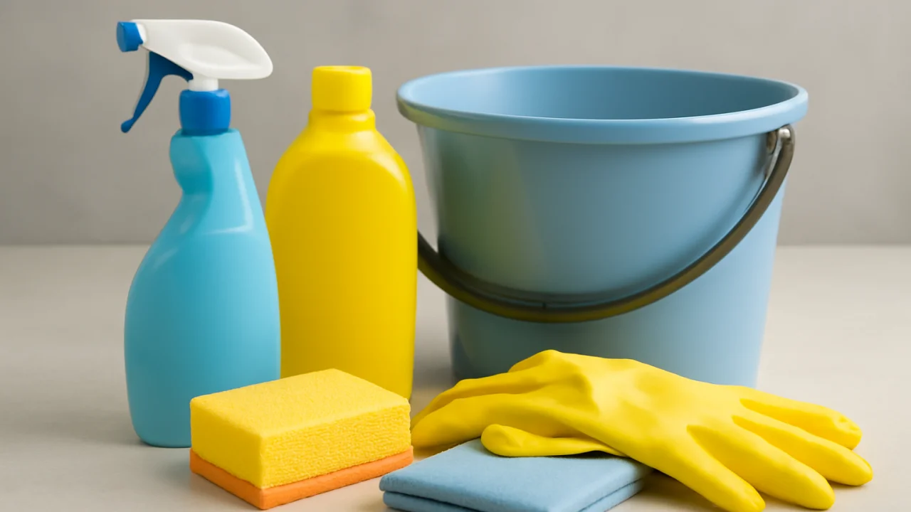 Essential Cleaning Supplies: What You Really Need – illustrative image