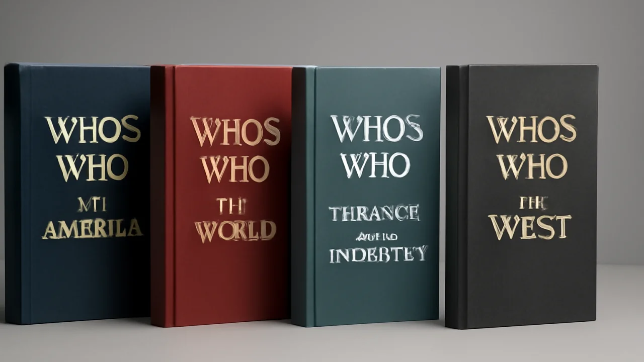 Types of “Who’s Who” Publications – illustrative image