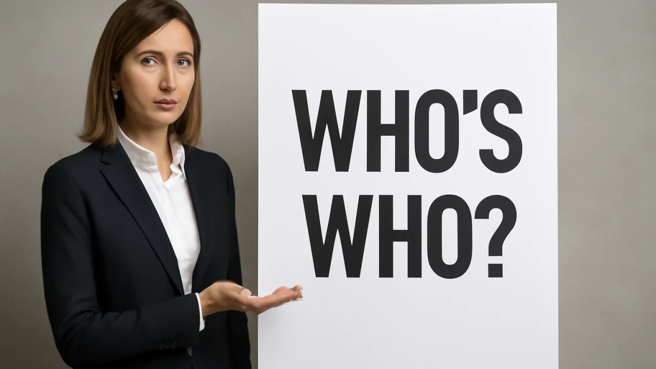 What Does "Who’s Who?" Mean? – illustrative image