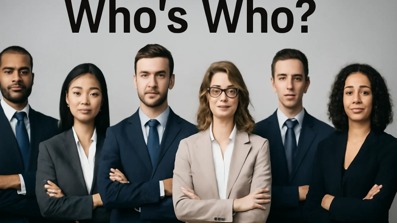 What Does "Who’s Who?" Mean? – illustrative image